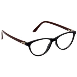 Hrinkar Cat-eyed Brown and Black eyeglasses for Men & Women | TR90 | Brown and Black | HFRM-BK-BWN-13