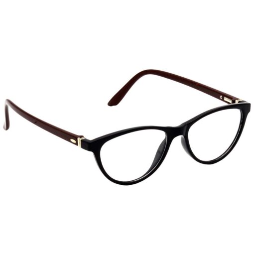 Hrinkar Cat-eyed Brown and Black eyeglasses for Men & Women | TR90 | Brown and Black | HFRM-BK-BWN-13