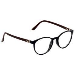 Hrinkar Oval Brown and Black spectacle frames for Men & Women | TR90 | Brown and Black | HFRM-BK-BWN-14