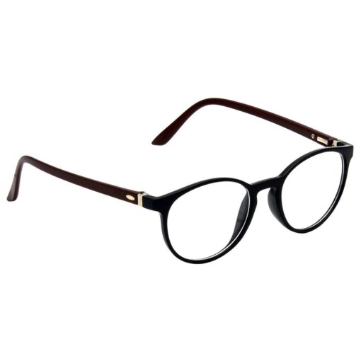 Hrinkar Oval Brown and Black spectacle frames for Men & Women | TR90 | Brown and Black | HFRM-BK-BWN-14