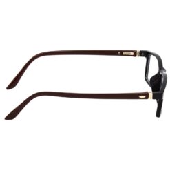 Hrinkar Rectangle Brown and Black eyeglass frames for Men & Women | TR90 | Brown and Black | HFRM-BK-BWN-15 - Image 3