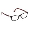 Hrinkar Rectangle Brown and Black stylish eyeglasses for Kids Boy & Girl | TR90 | Brown and Black | HFRM-BK-BWN-17