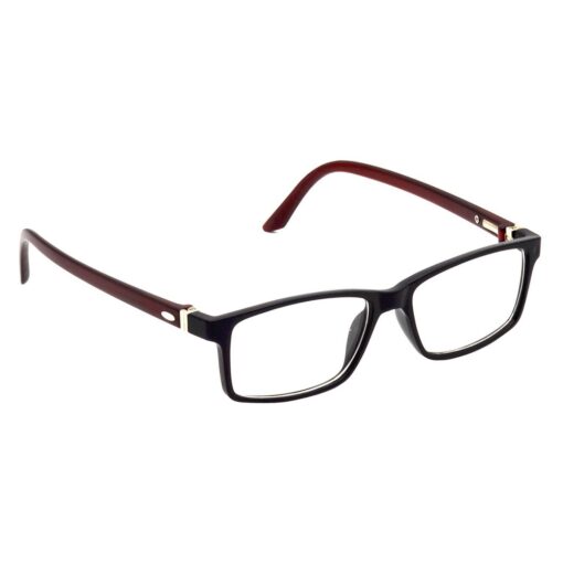 Hrinkar Rectangle Brown and Black stylish eyeglasses for Kids Boy & Girl | TR90 | Brown and Black | HFRM-BK-BWN-17