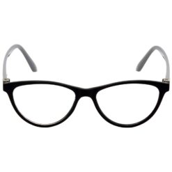 Alternative view of Hrinkar Cat-eyed Black and Grey spectacle frames for Men & Women | TR90 | Black and Grey | HFRM-BK-GRY-13