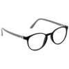 Hrinkar Oval Black and Grey eyeglass frames for Men & Women | TR90 | Black and Grey | HFRM-BK-GRY-14