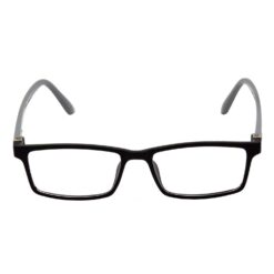Alternative view of Hrinkar Rectangle Black and Grey chasma frame for Men & Women | TR90 | Black and Grey | HFRM-BK-GRY-15