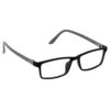 Hrinkar Rectangle Black and Grey chasma frame for Men & Women | TR90 | Black and Grey | HFRM-BK-GRY-15