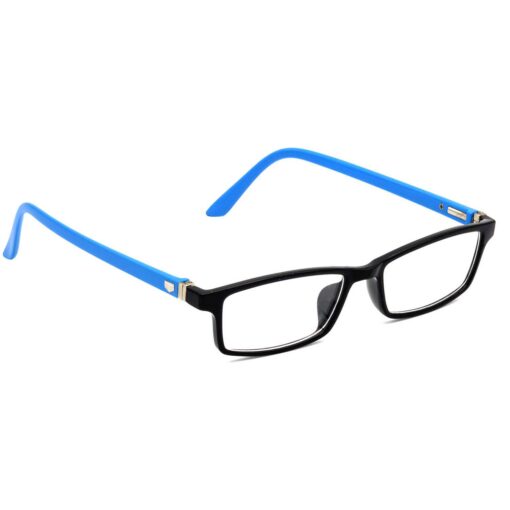 Hrinkar Rectangle Blue and Black eyeglasses for Men & Women | TR90 | Blue and Black | HFRM-BK-LBU-12