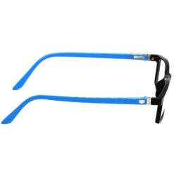 Hrinkar Rectangle Blue and Black spectacle frames for Men & Women | TR90 | Blue and Black | HFRM-BK-LBU-15 - Image 3