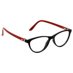 Hrinkar Cat-eyed Red and Black stylish eyeglasses for Men & Women | TR90 | Red and Black | HFRM-BK-RD-13