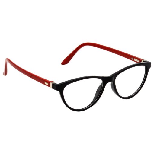 Hrinkar Cat-eyed Red and Black stylish eyeglasses for Men & Women | TR90 | Red and Black | HFRM-BK-RD-13