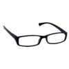 Hrinkar Rectangle Full Rim Portable +1 Reading Glasses For Men And Women (Black Frame, +1.00, Near Vision) | HRD07-BK