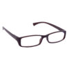 Hrinkar Rectangle Full Rim Portable +2.5 Reading Glasses For Men And Women (Brown Frame, +2.50, Near Vision) | HRD07-BWN