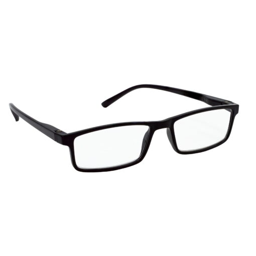 HRINKAR Unisex Rectangle Reading Glasses 1.0 Power Single Vision Full Frame TR90 Lightweight Readers for Men Women Book Reading Computer Mobile Office Use Durable Comfortable Eyewear (Pack of 1) | HRD10-BU