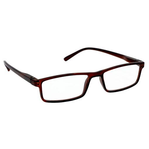 HRINKAR Unisex Rectangle Reading Glasses 1.0 Power Single Vision Full Frame TR90 Lightweight Readers for Men Women Book Reading Computer Mobile Office Use Durable Comfortable Eyewear (Pack of 1) | HRD10-DGRY