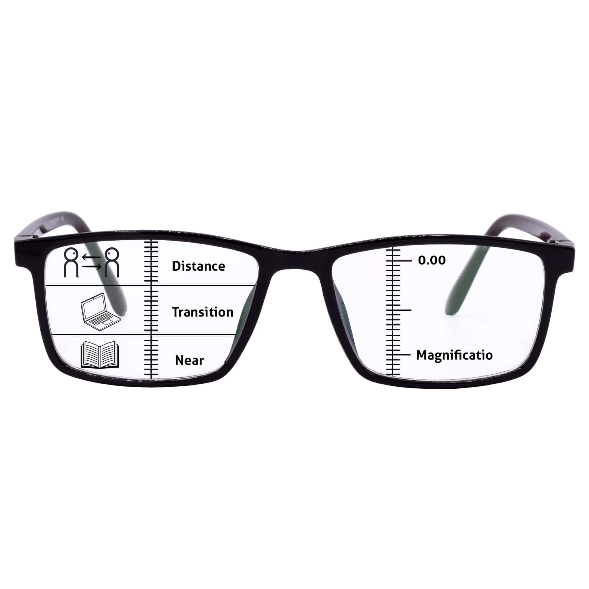 Hrinkar Progressive Reading Glasses with Anti-Glare Lens
