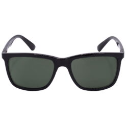 Hrinkar UV Protection Trendy Green Rectangular Sunglasses For Men & Women - HRS-BT-01-BK-BK-GRN - Image 2