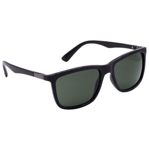 Hrinkar UV Protection Trendy Green Rectangular Sunglasses For Men & Women - HRS-BT-01-BK-BK-GRN