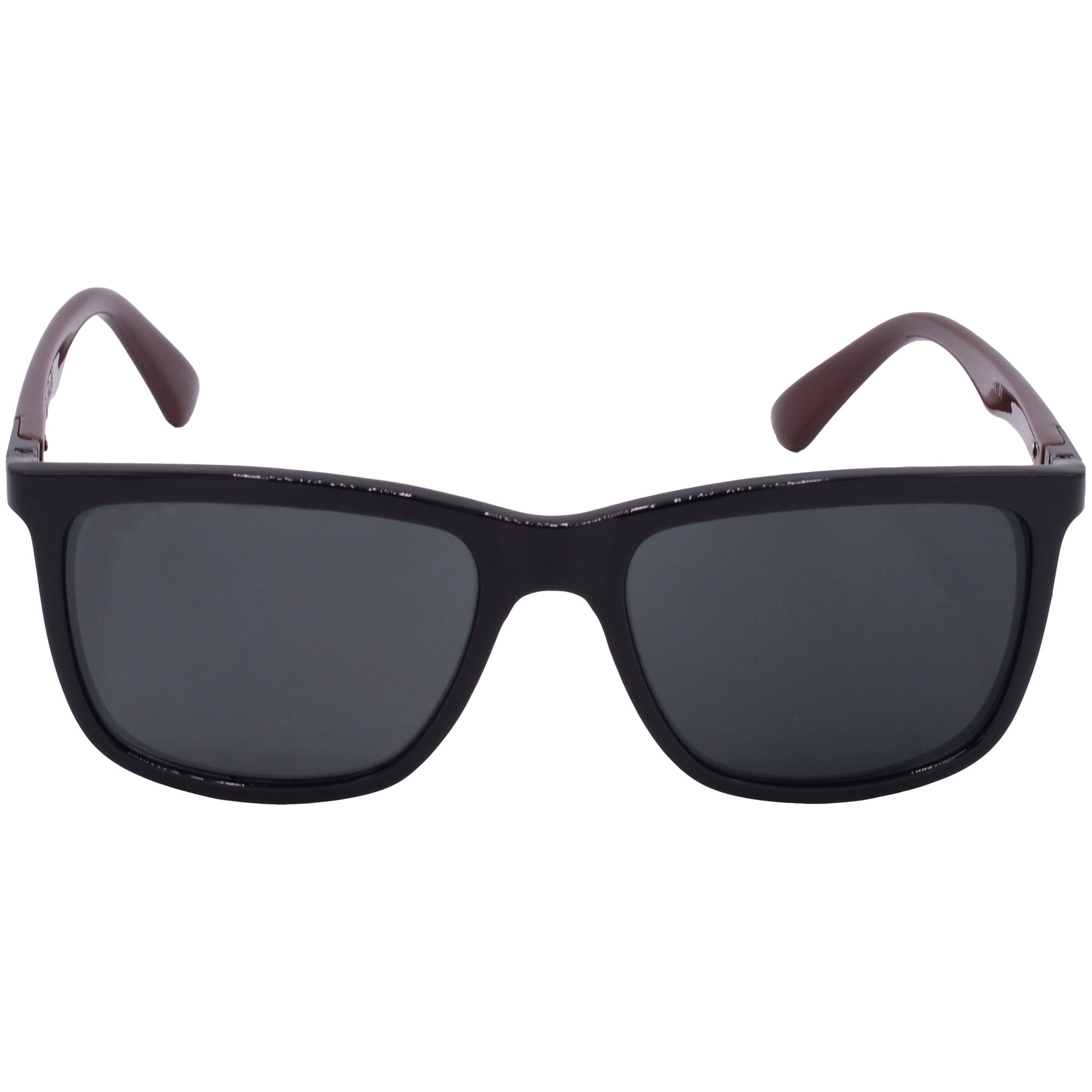 Hrinkar UV Protection Modish Grey Rectangular Sunglasses For Men & Women - HRS-BT-01-BK-BWN-BK - Image 2