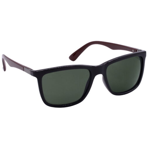 Hrinkar UV Protection Elegant Green Rectangular Goggles For Men & Women - HRS-BT-01-BK-BWN-GRN