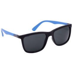 Hrinkar UV Protection Trendy Grey Rectangular Shades For Men & Women - HRS-BT-01-BK-LBU-BK