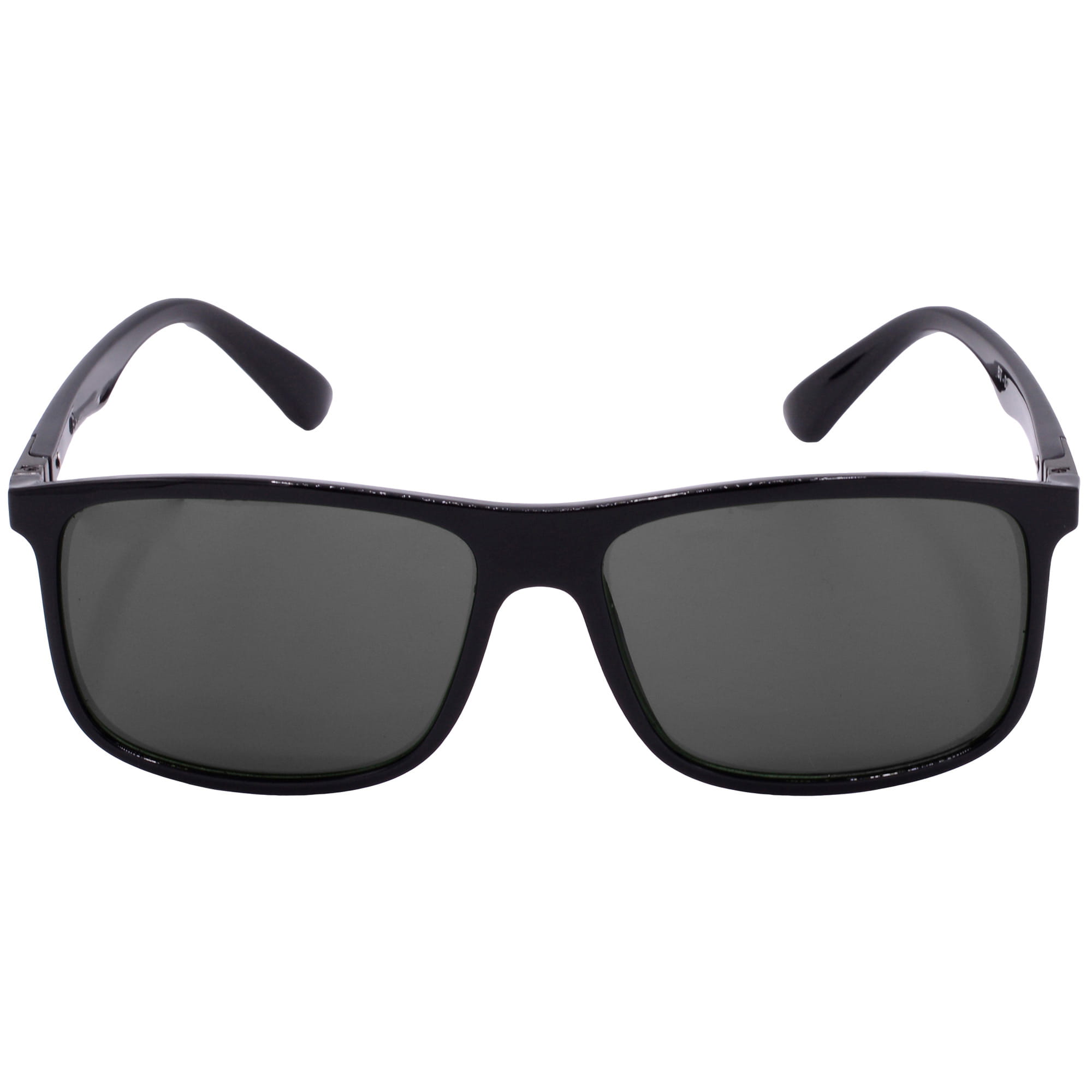 Hrinkar UV Protection Elegant Grey Rectangular Sunglasses For Men & Women - HRS-BT-02-BK-BK-BK - Image 2