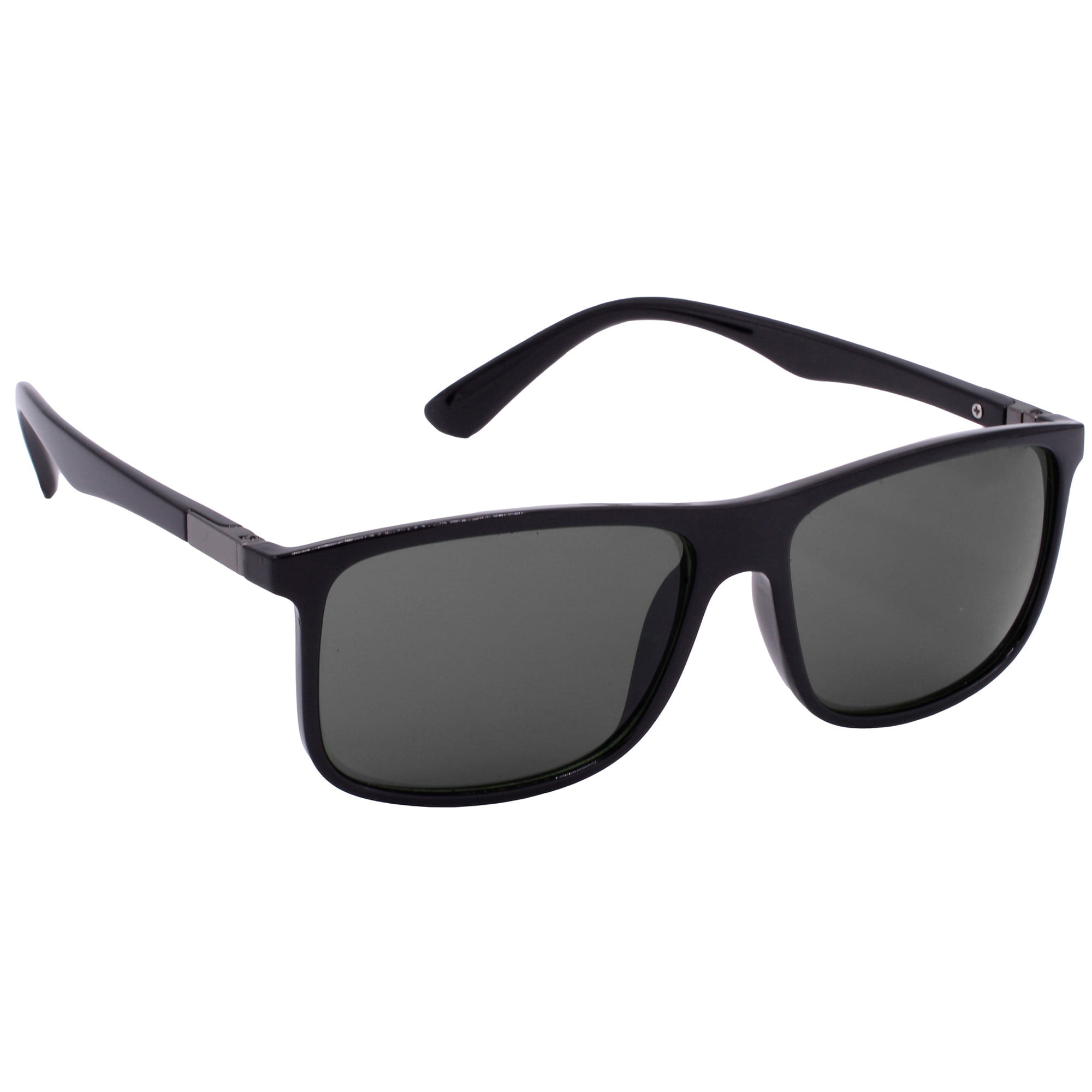 Hrinkar UV Protection Elegant Grey Rectangular Sunglasses For Men & Women - HRS-BT-02-BK-BK-BK