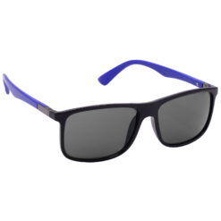 Hrinkar UV Protection Classy Grey Rectangular Shades For Men & Women - HRS-BT-02-BK-BU-BK