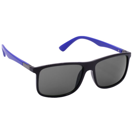 Hrinkar UV Protection Classy Grey Rectangular Shades For Men & Women - HRS-BT-02-BK-BU-BK