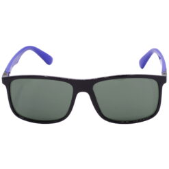 Hrinkar UV Protection Stylish Green Rectangular Sunglasses For Men & Women - HRS-BT-02-BK-BU-GRN - Image 2