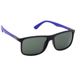 Hrinkar UV Protection Stylish Green Rectangular Sunglasses For Men & Women - HRS-BT-02-BK-BU-GRN