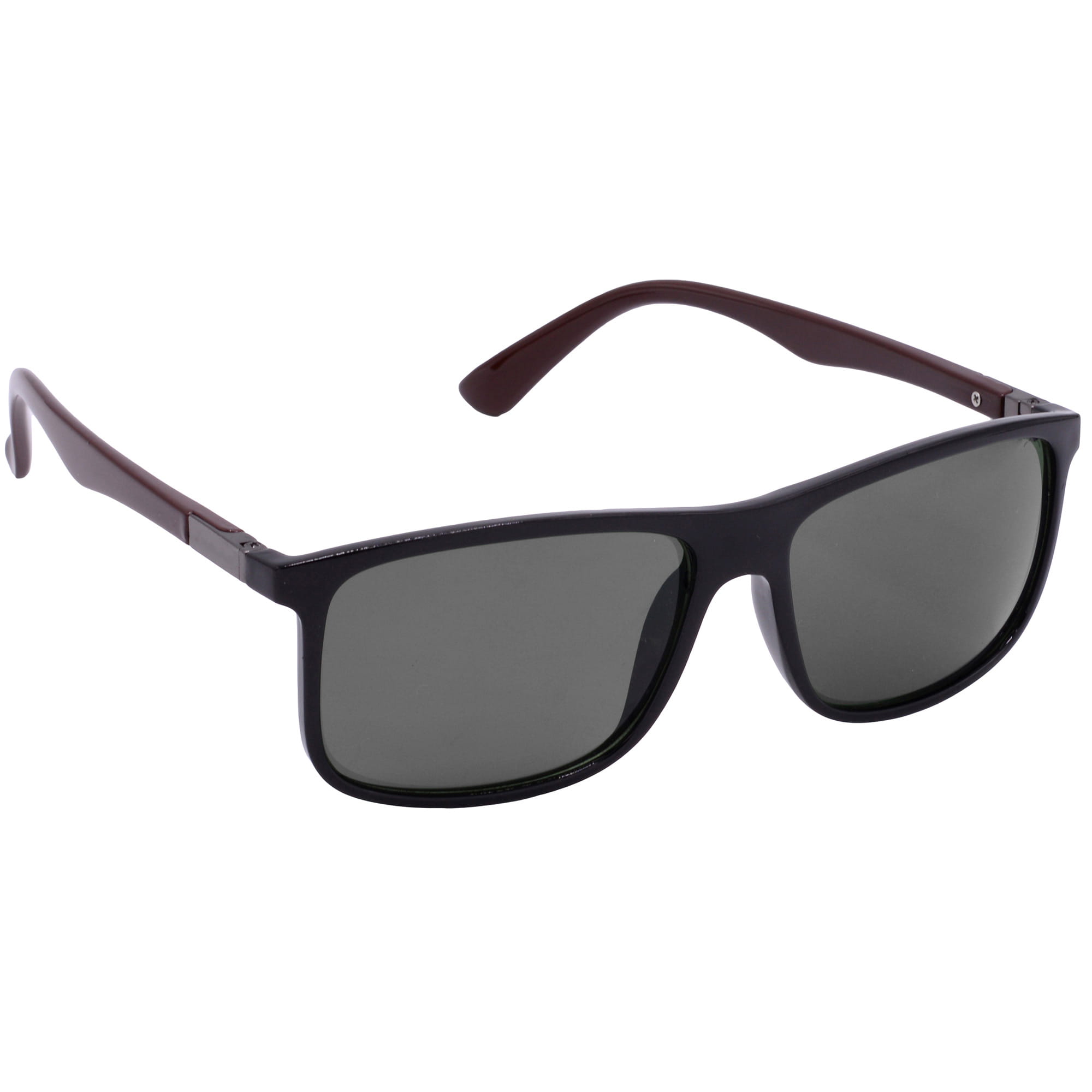 Hrinkar UV Protection Modish Grey Rectangular Goggles For Men & Women - HRS-BT-02-BK-BWN-BK