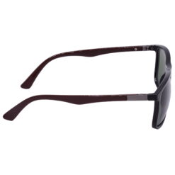 Hrinkar UV Protection Elegant Green Rectangular Shades For Men & Women - HRS-BT-02-BK-BWN-GRN - Image 3
