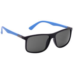 Hrinkar UV Protection Trendy Grey Rectangular Sunglasses For Men & Women - HRS-BT-02-BK-LBU-BK