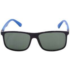 Hrinkar UV Protection Classy Green Rectangular Goggles For Men & Women - HRS-BT-02-BK-LBU-GRN - Image 2