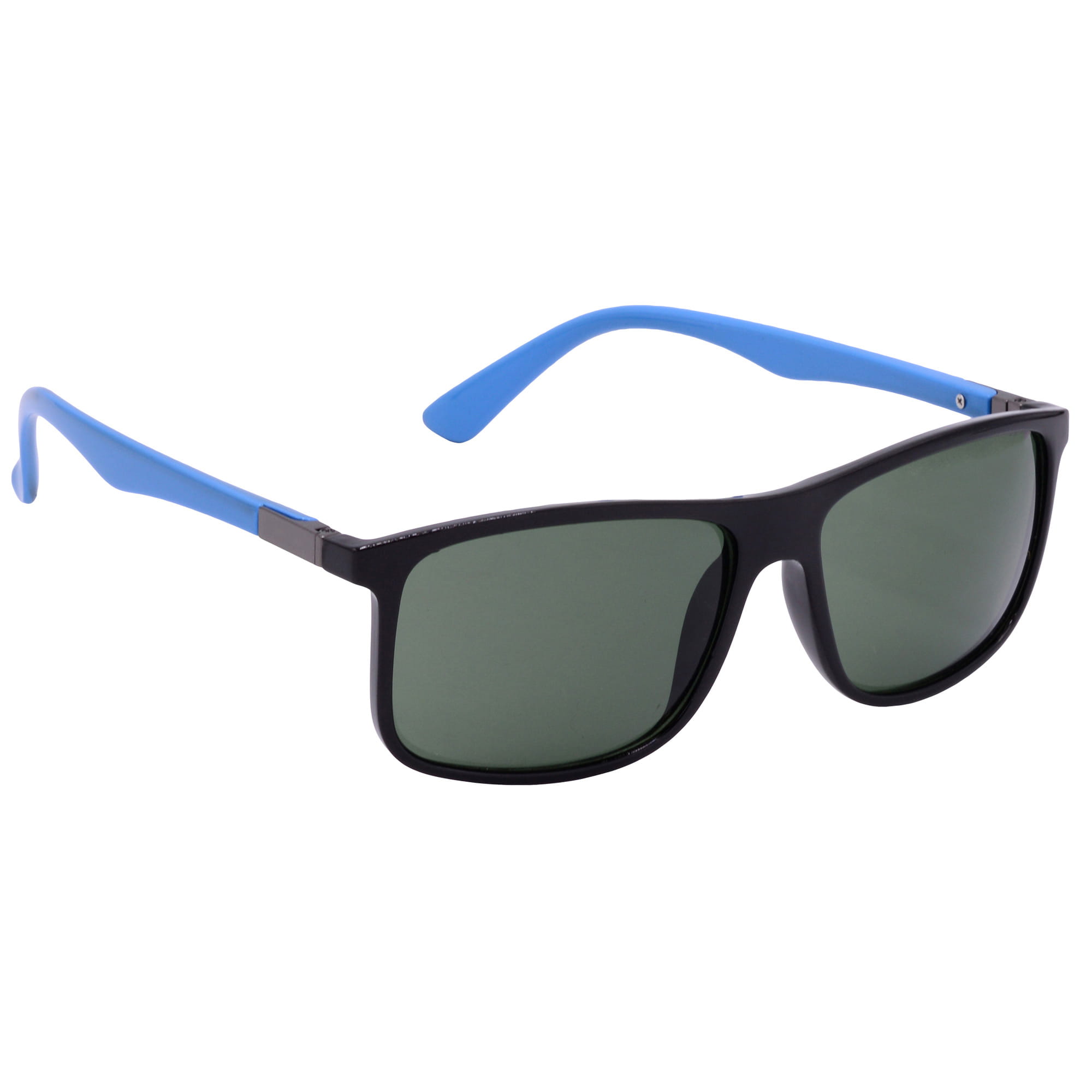 Hrinkar UV Protection Classy Green Rectangular Goggles For Men & Women - HRS-BT-02-BK-LBU-GRN
