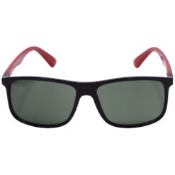Hrinkar UV Protection Modish Green Rectangular Sunglasses For Men & Women - HRS-BT-02-BK-RD-GRN - Image 2