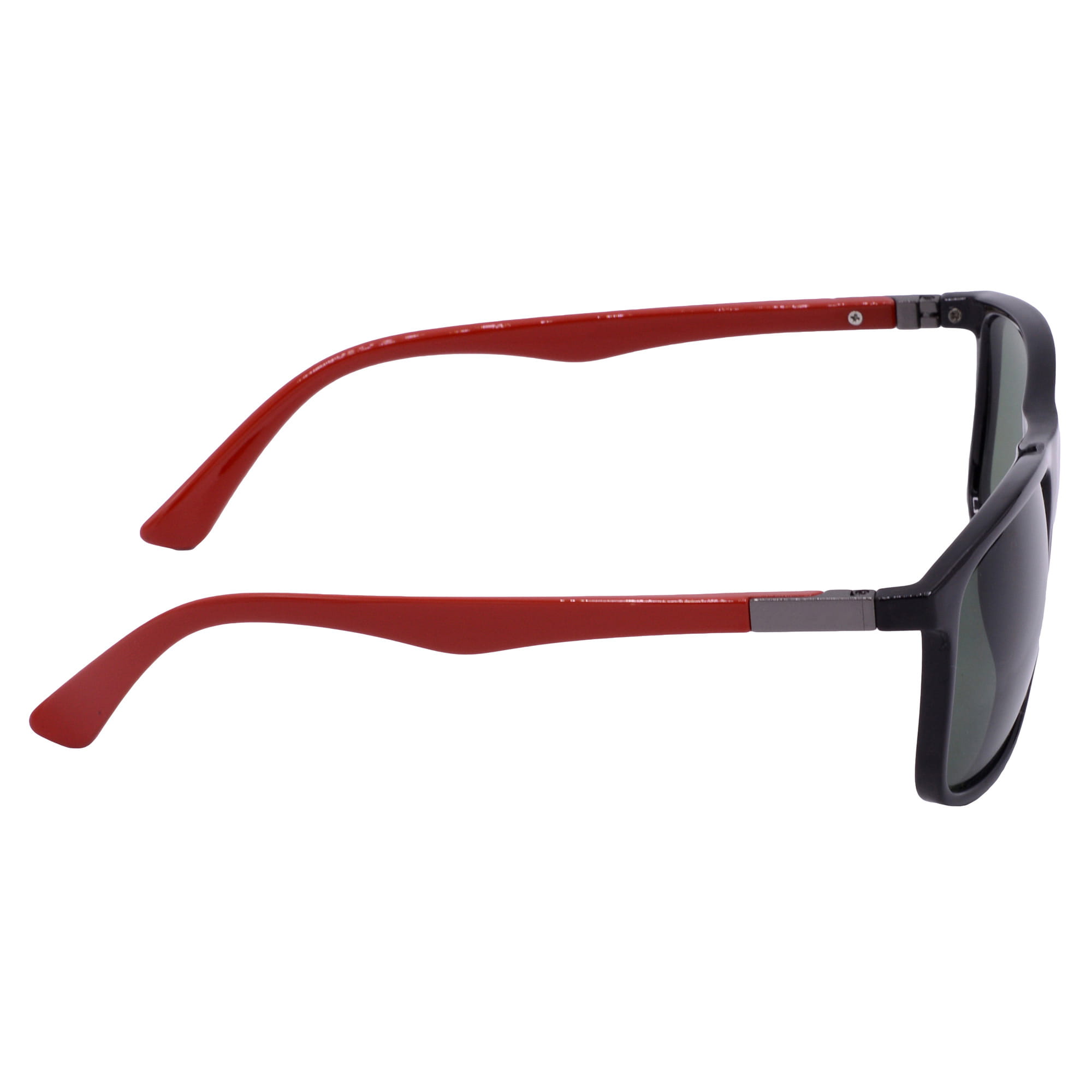 Hrinkar UV Protection Modish Green Rectangular Sunglasses For Men & Women - HRS-BT-02-BK-RD-GRN - Image 3