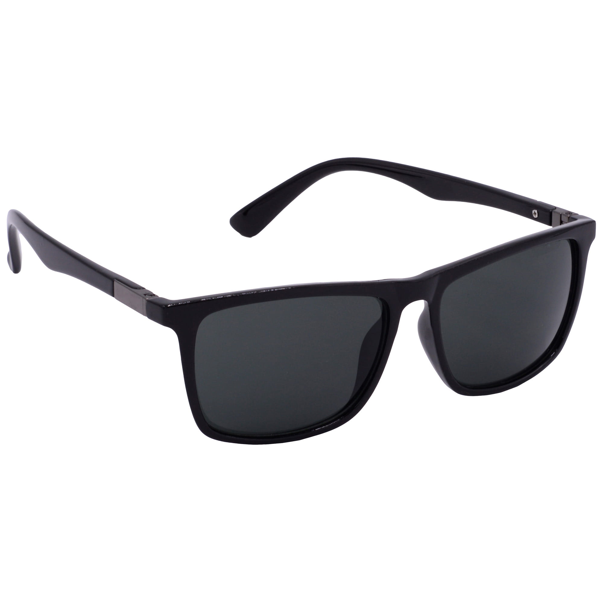 Hrinkar UV Protection Elegant Grey Rectangular Goggles For Men & Women - HRS-BT-03-BK-BK-BK