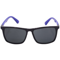 Alternative view of Hrinkar UV Protection Classy Grey Rectangular Sunglasses For Men & Women - HRS-BT-03-BK-BU-BK