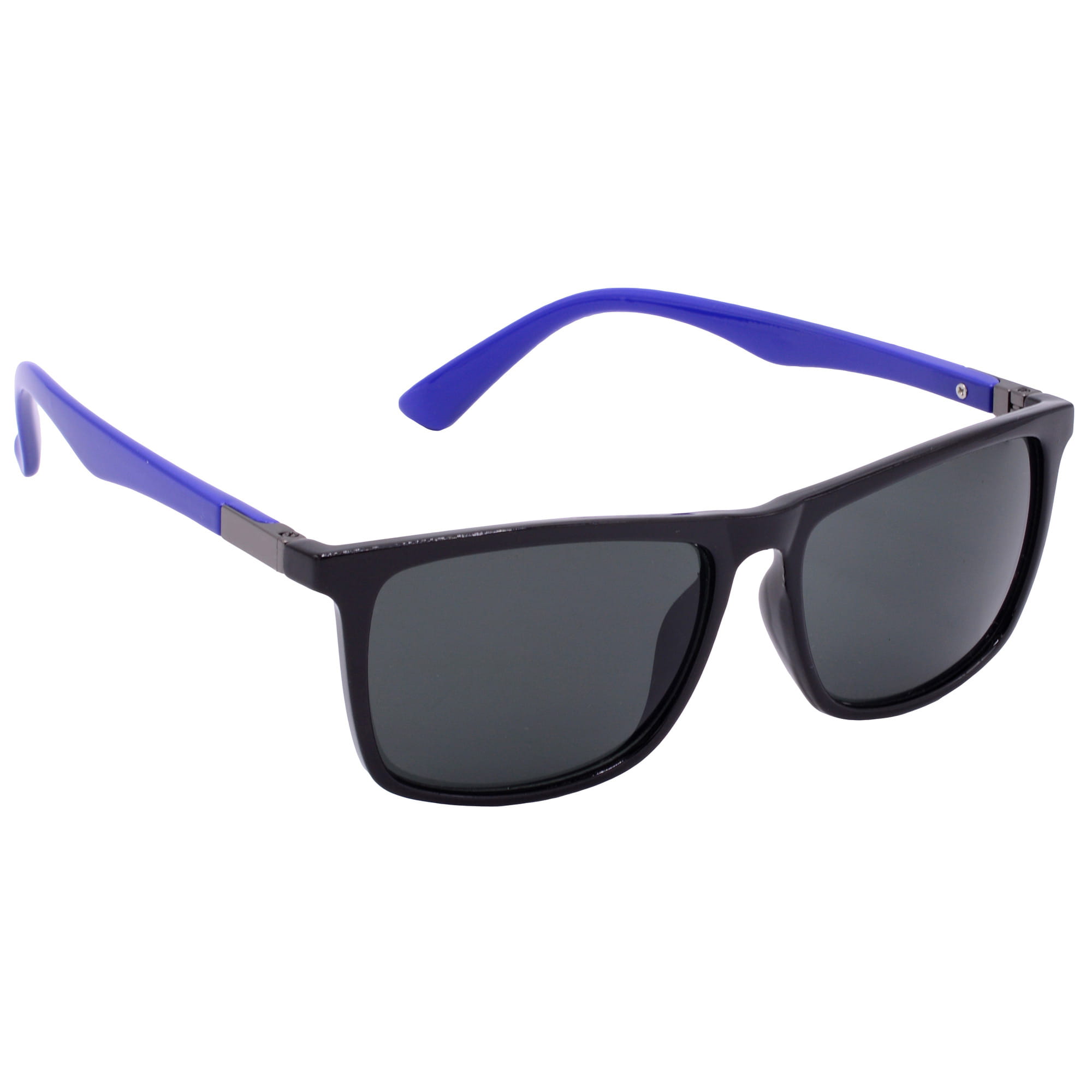 Hrinkar UV Protection Classy Grey Rectangular Sunglasses For Men & Women - HRS-BT-03-BK-BU-BK