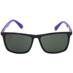 Hrinkar UV Protection Stylish Green Rectangular Goggles For Men & Women - HRS-BT-03-BK-BU-GRN - Image 2