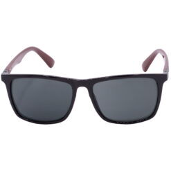 Hrinkar UV Protection Modish Grey Rectangular Shades For Men & Women - HRS-BT-03-BK-BWN-BK - Image 2