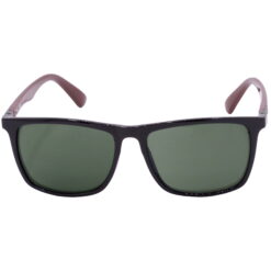 Hrinkar UV Protection Elegant Green Rectangular Sunglasses For Men & Women - HRS-BT-03-BK-BWN-GRN - Image 2