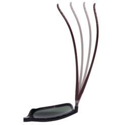 Hrinkar UV Protection Elegant Green Rectangular Sunglasses For Men & Women - HRS-BT-03-BK-BWN-GRN - Image 4