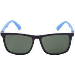 Hrinkar UV Protection Classy Green Rectangular Shades For Men & Women - HRS-BT-03-BK-LBU-GRN - Image 2