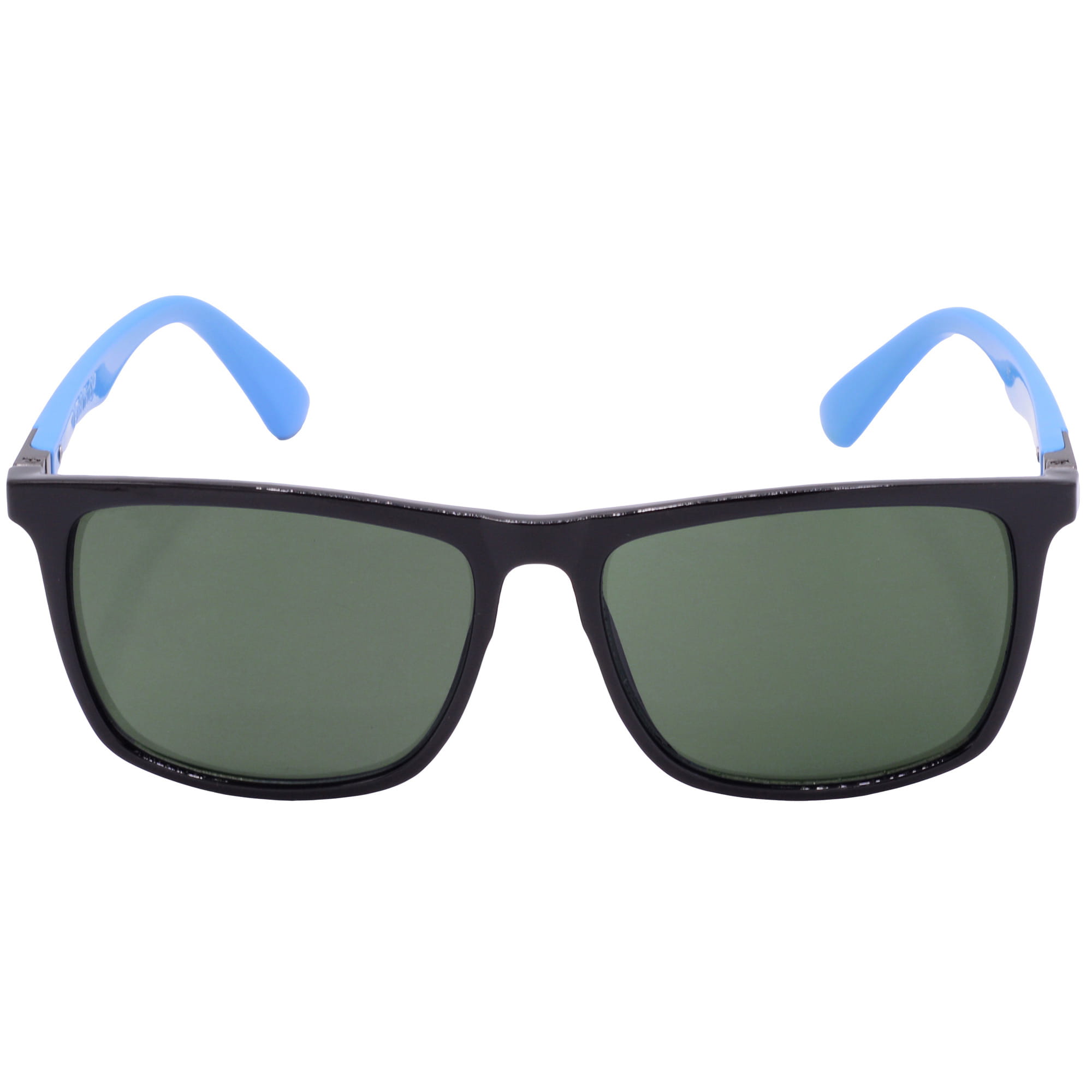 Hrinkar UV Protection Classy Green Rectangular Shades For Men & Women - HRS-BT-03-BK-LBU-GRN - Image 2