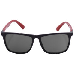Alternative view of Hrinkar UV Protection Stylish Grey Rectangular Sunglasses For Men & Women - HRS-BT-03-BK-RD-BK