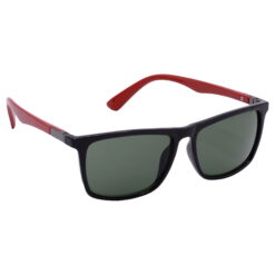 Hrinkar UV Protection Modish Green Rectangular Goggles For Men & Women - HRS-BT-03-BK-RD-GRN