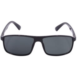Alternative view of Hrinkar UV Protection Elegant Grey Rectangular Shades For Men & Women - HRS-BT-04-BK-BK-BK
